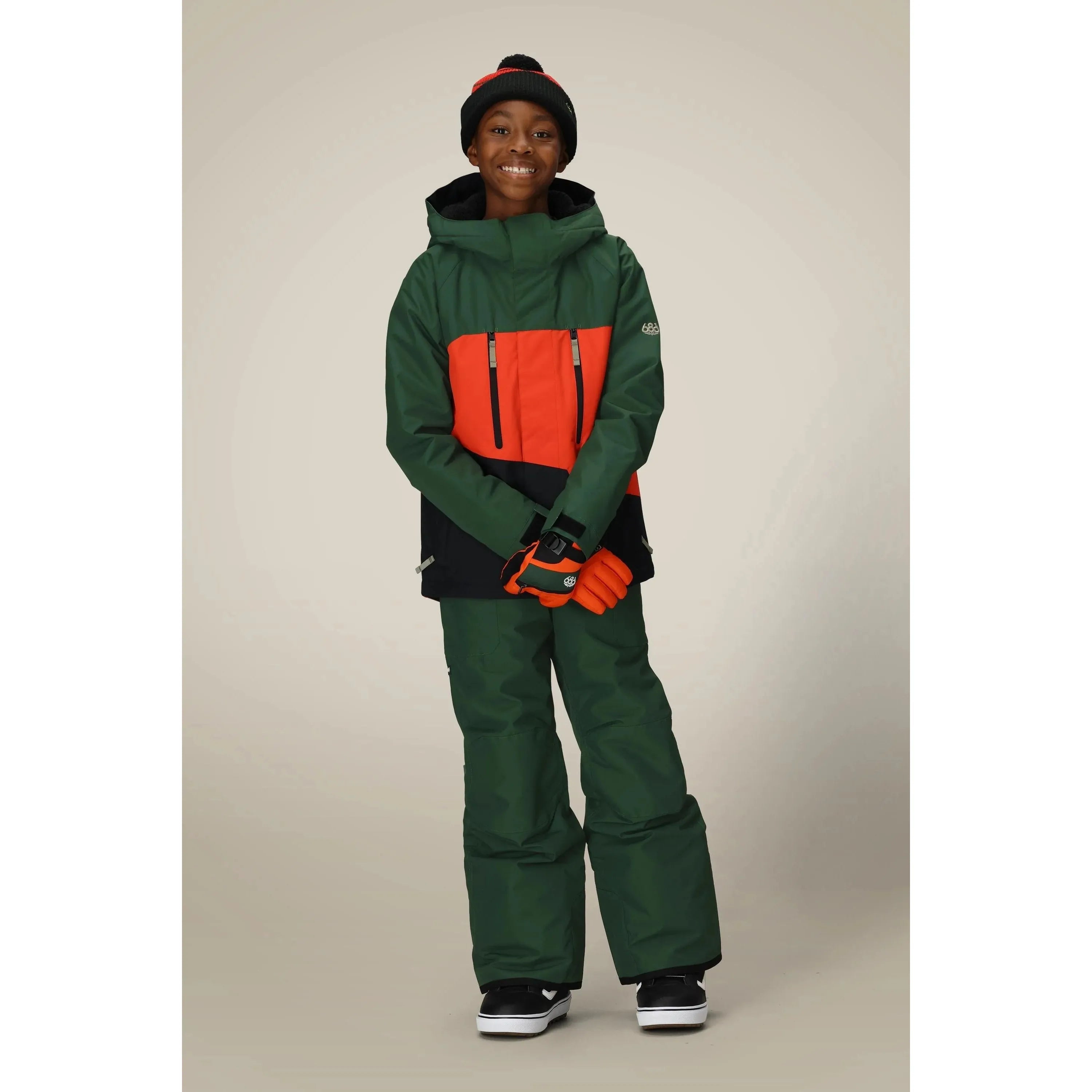 686 Boys' Frontier Insulated Bib-Killington Sports
