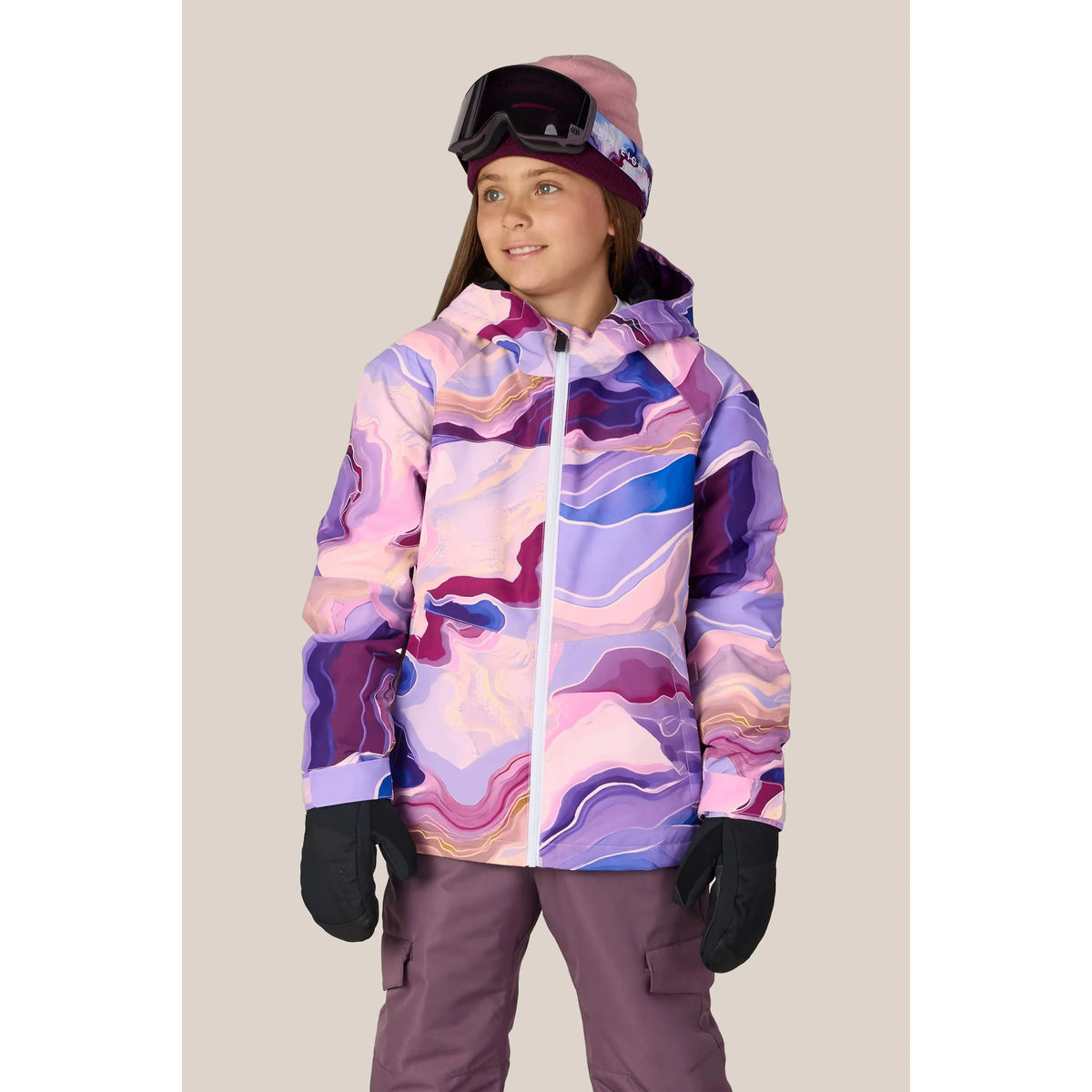 686 Girls' Athena™ Insulated Jacket-Alpenglow Blue Sedimentary-Killington Sports