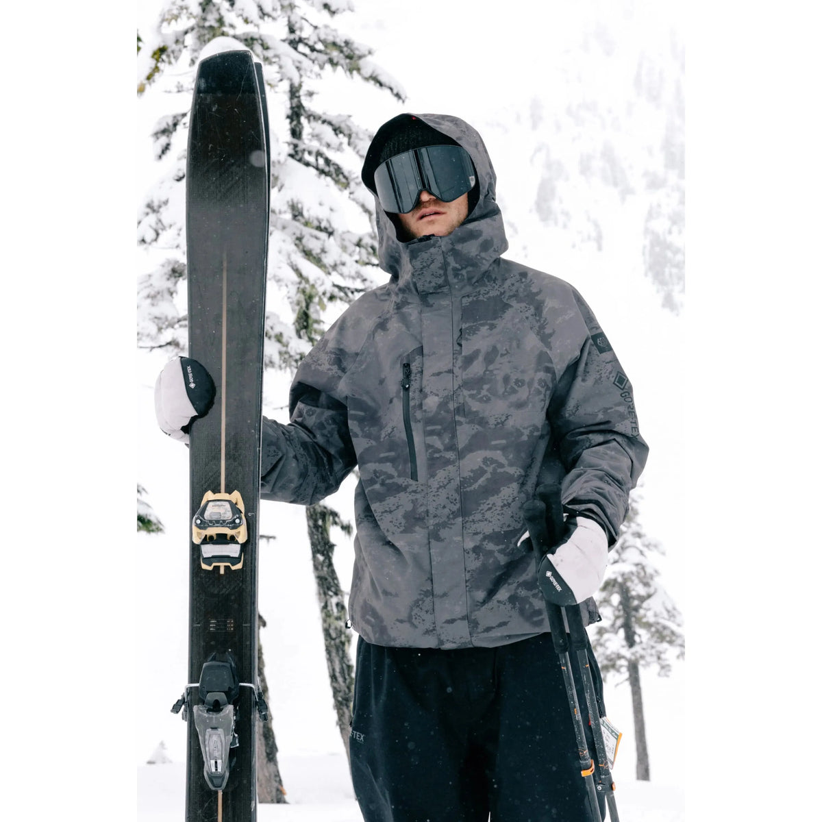 686 Men's GORE-TEX Core Shell Jacket-Charcoal Hemisphere-Killington Sports