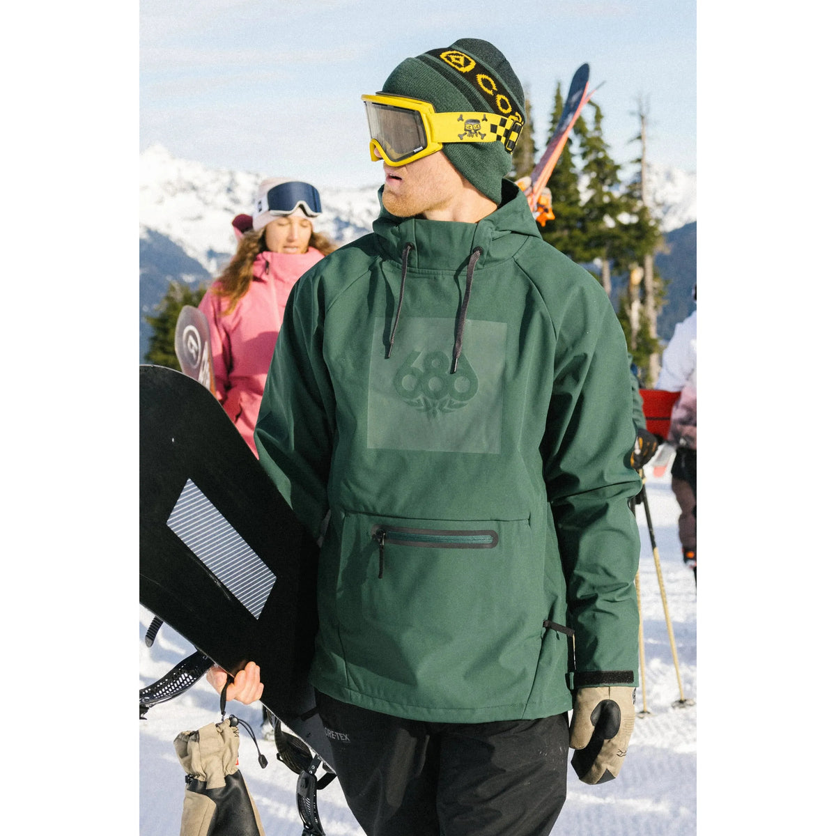 686 Men's Waterproof Hoody-Moss Green-Killington Sports