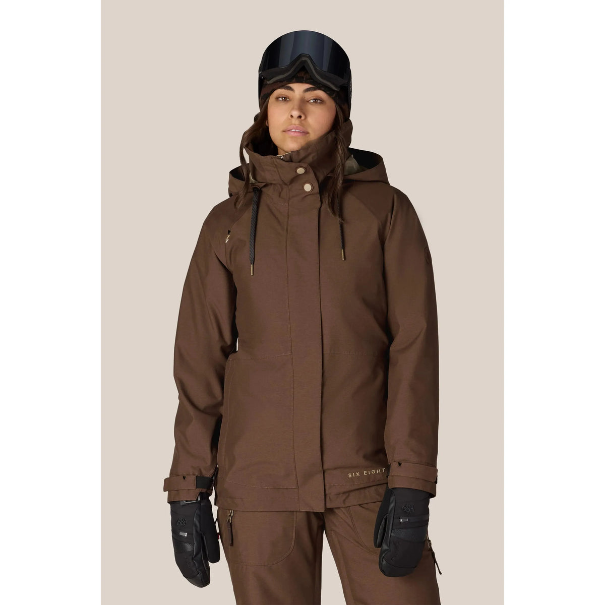 686 Women's SMARTY® 3-In-1 Spellbound Jacket-Dark Earth Dobby-Killington Sports