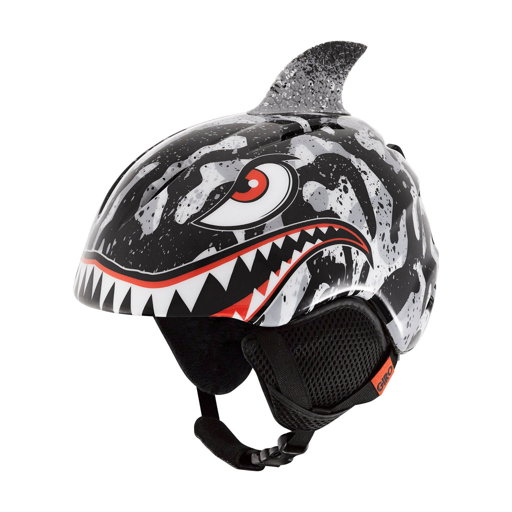 Giro Jr Launch Plus Helmet 2022-Grey Tiger Shark-Killington Sports