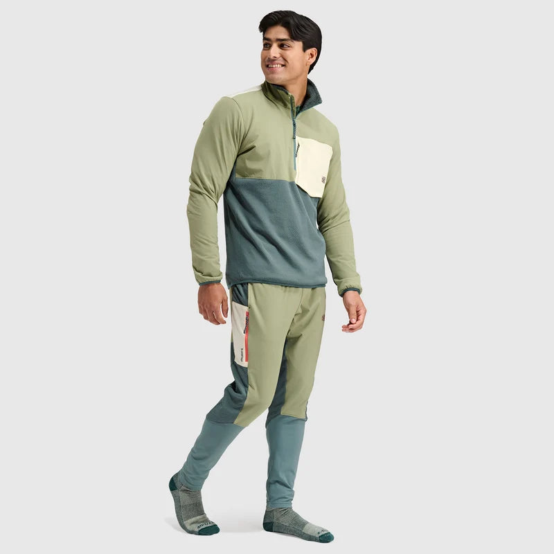BlackStrap Men's Tribrid Grid Fleece Pullover Jacket 1/2 Zip-Killington Sports