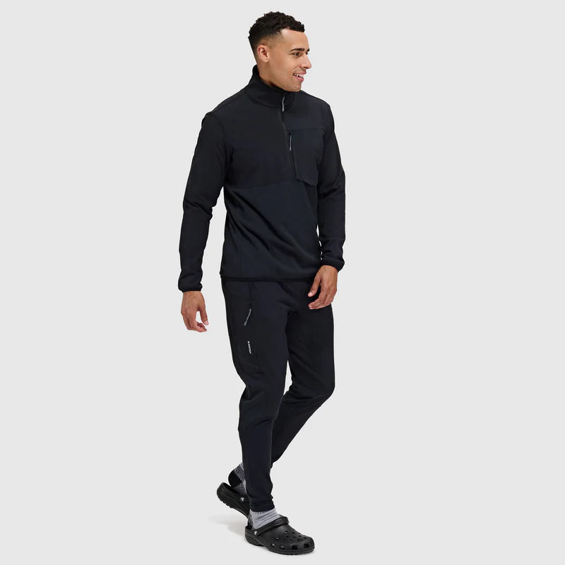 BlackStrap Men's Tribrid Grid Fleece Pullover Jacket 1/2 Zip-Killington Sports