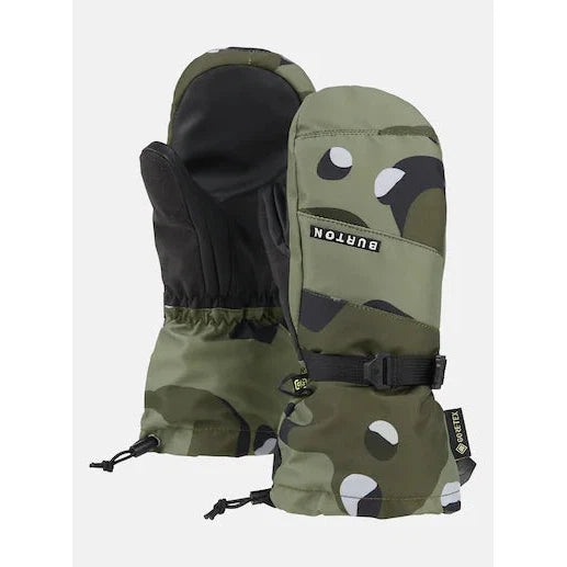 Burton Kids' GORE-TEX Mittens-Forest Moss Cookie Camo-Killington Sports