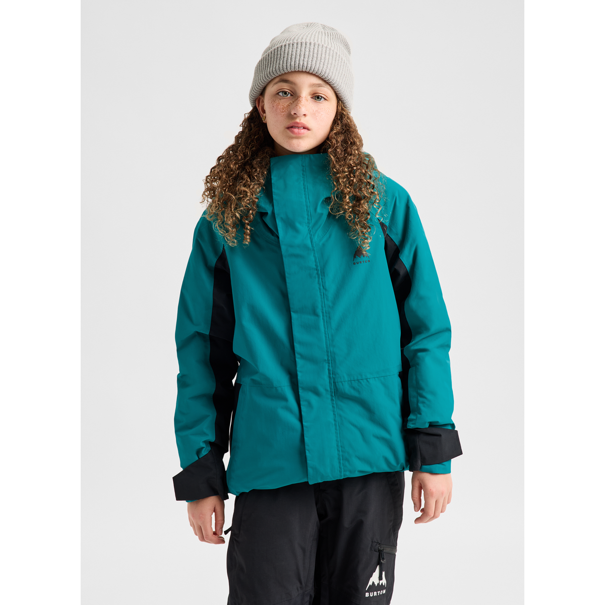 Burton Kids' Skimmer 2L Jacket-Pacific Teal/True Black-Killington Sports