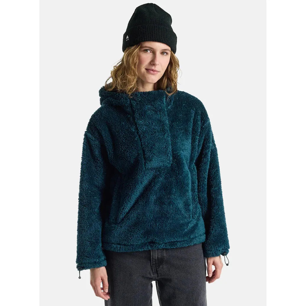 Burton Women's Lemma Fleece Pullover-Deep Emerald-Killington Sports