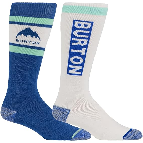 Burton Women's Weekend Midweight Socks (2 Pack)-Jake Blue/Light Teal-Killington Sports