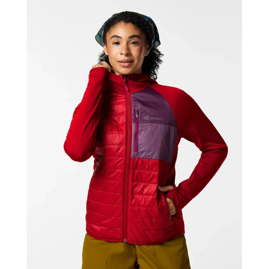 Cotopaxi Women's Acodo Hybrid Hooded Jacket-Spicy-Killington Sports
