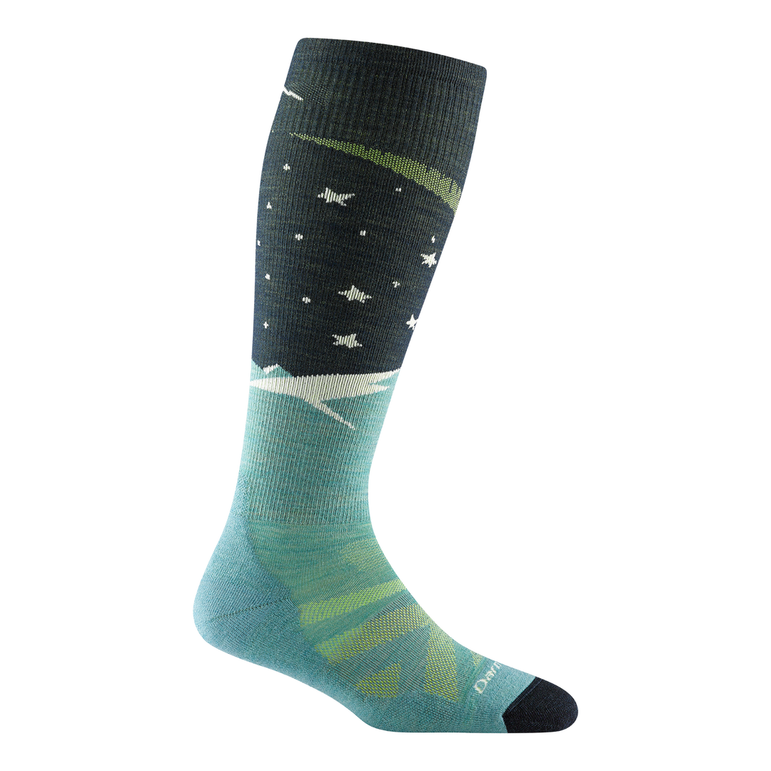 Darn Tough Women's Aurora Over-The-Calf Lightweight Ski & Snowboard Sock-8036-Killington Sports