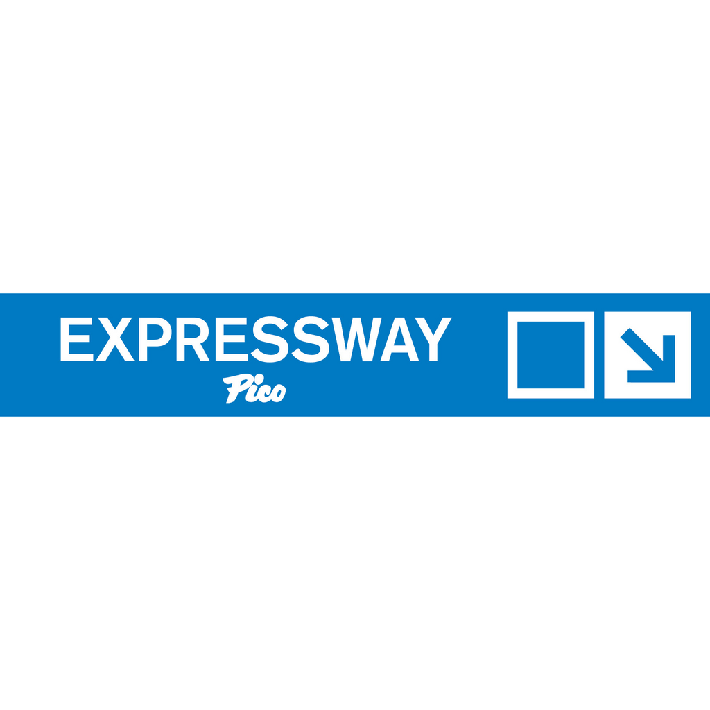 Expressway Trail Sign-Pico Mountain Logo-Killington Sports