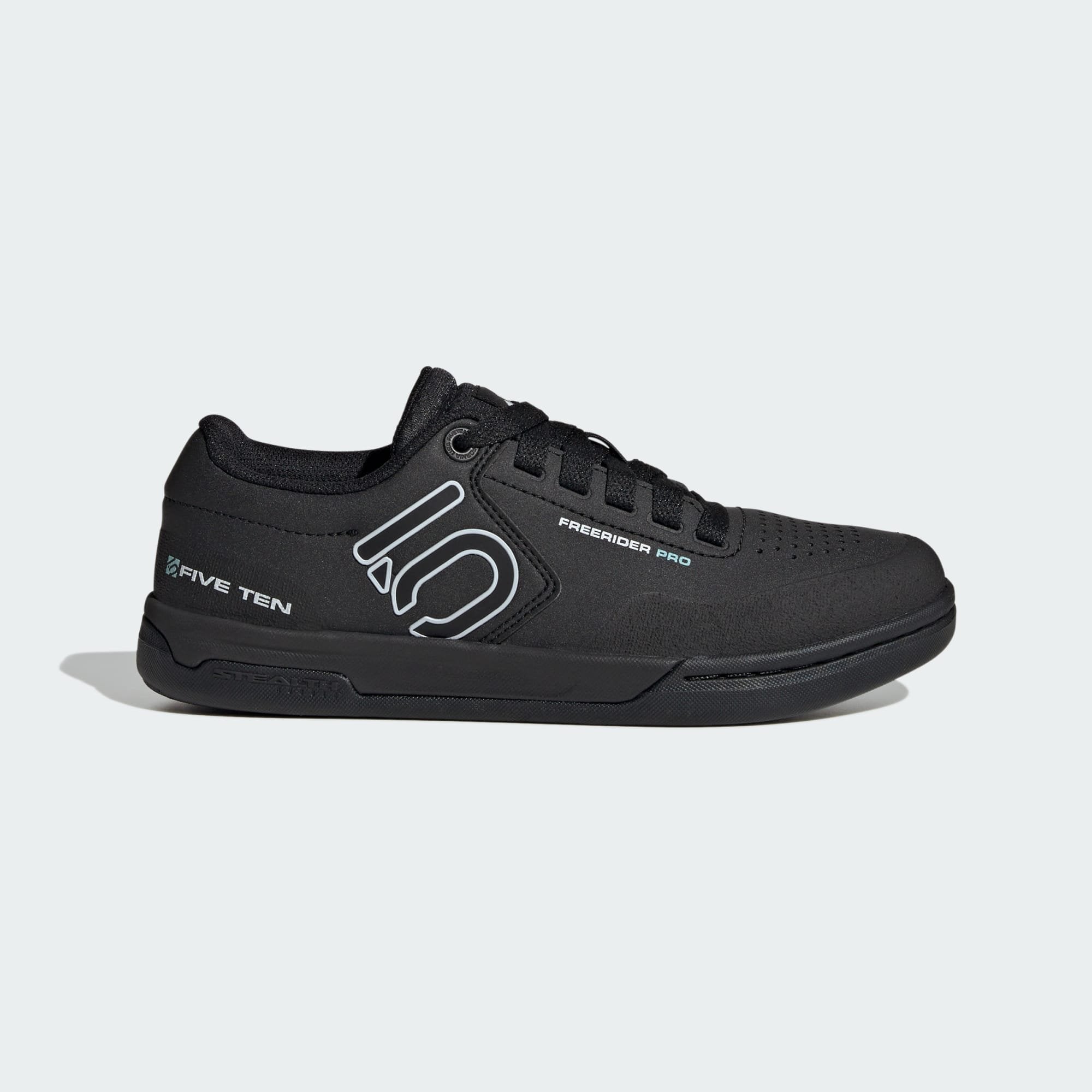 Five Ten Women's Freerider Pro Mountain Bike Shoe-Core Black/Crystal White/Acid Mint-Killington Sports