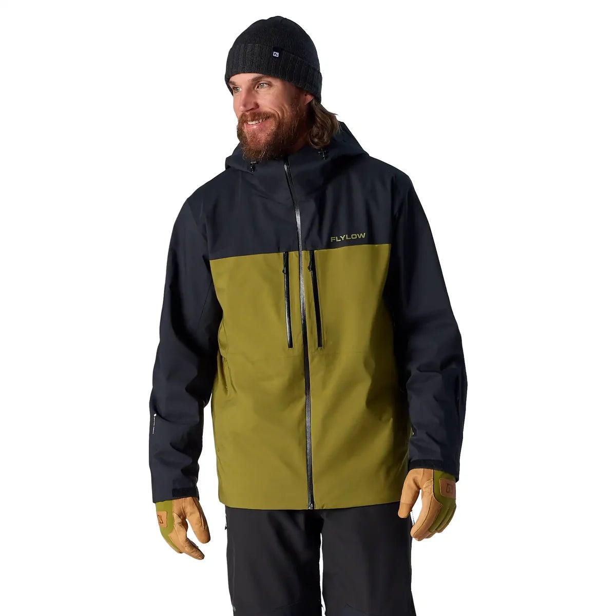 FlyLow Men's Albert Jacket-Black/Verdant-Killington Sports
