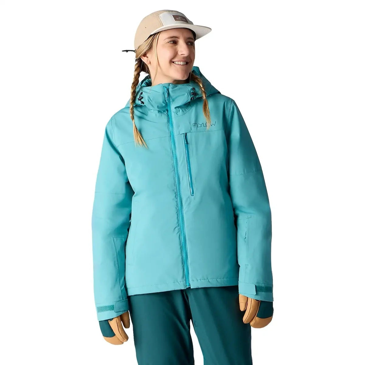 FlyLow Women's Sarah Jacket-Teal-Killington Sports