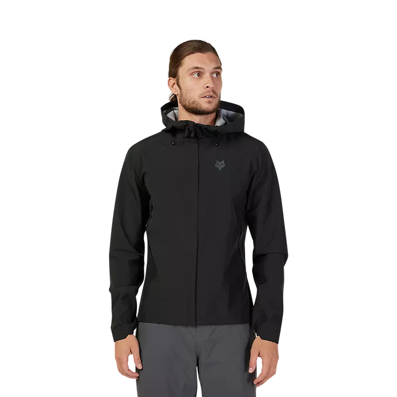 Fox Racing Men's Ranger 2.5-Layer Water Jacket-Black-Killington Sports