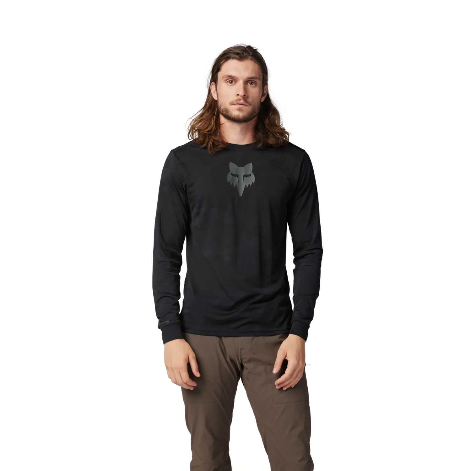 Fox Racing Men's Ranger TruDri Long Sleeve Jersey-Black-Killington Sports