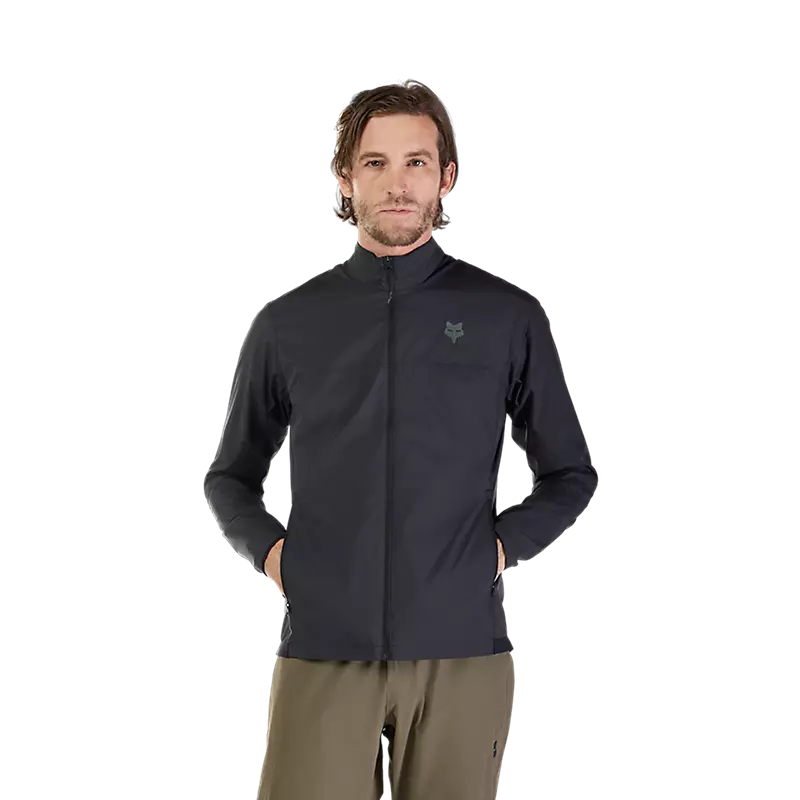 Fox Racing Men's Ranger Wind Jacket-Black-Killington Sports