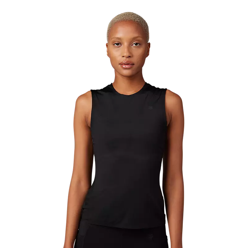 Fox Racing Women's Tecbase Sleeveless Shirt-Black-Killington Sports