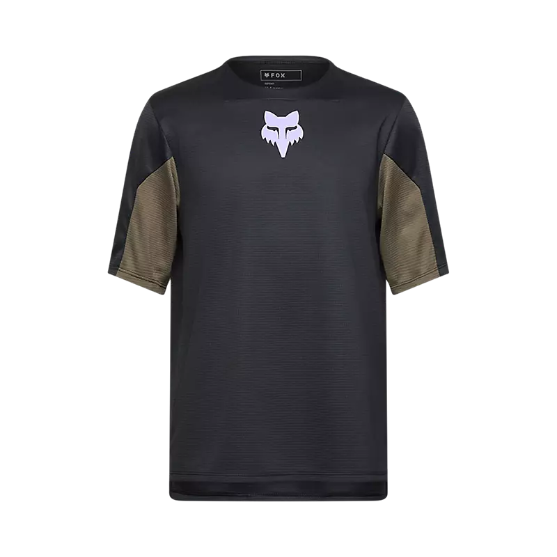 Fox Racing Youth Defend Park Short Sleeve Jersey-Black-Killington Sports