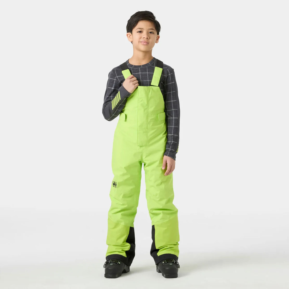Helly Hansen Juniors' Summit 2.0 Bib Pants-Luminous Green-Killington Sports