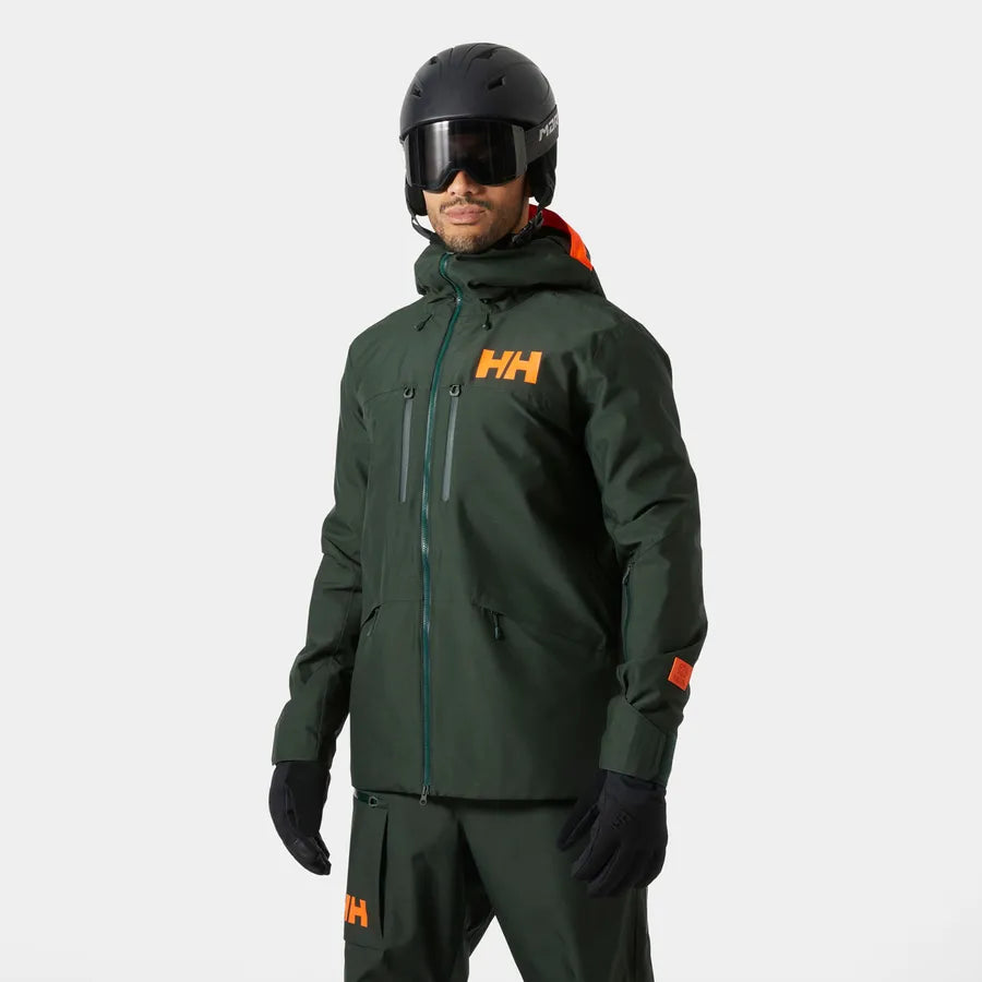 Helly Hansen Men's Garibaldi 2.0 Insulated Ski Jacket-Dark Jungle-Killington Sports
