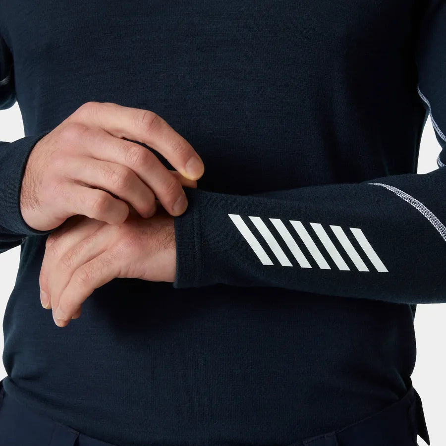 Helly Hansen Men's LIFA® Merino Midweight Crew Base Layer-Killington Sports