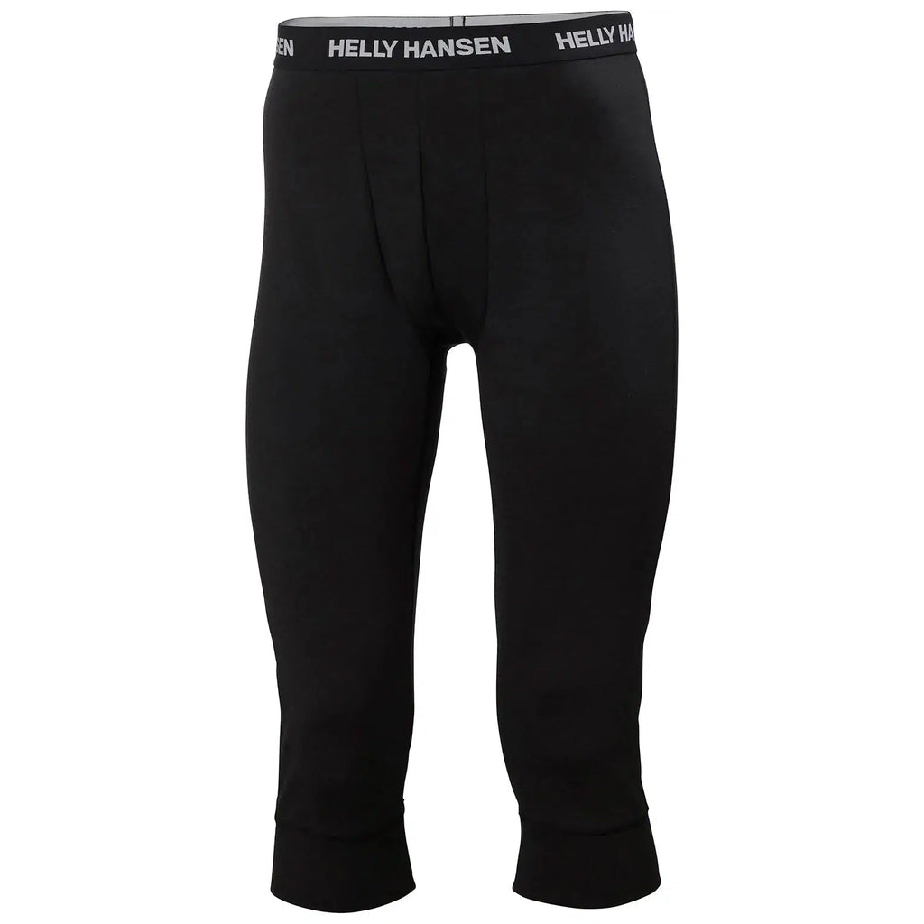Helly Hansen Men's Lifa Merino Midweight 3/4 Pant-Black-Killington Sports