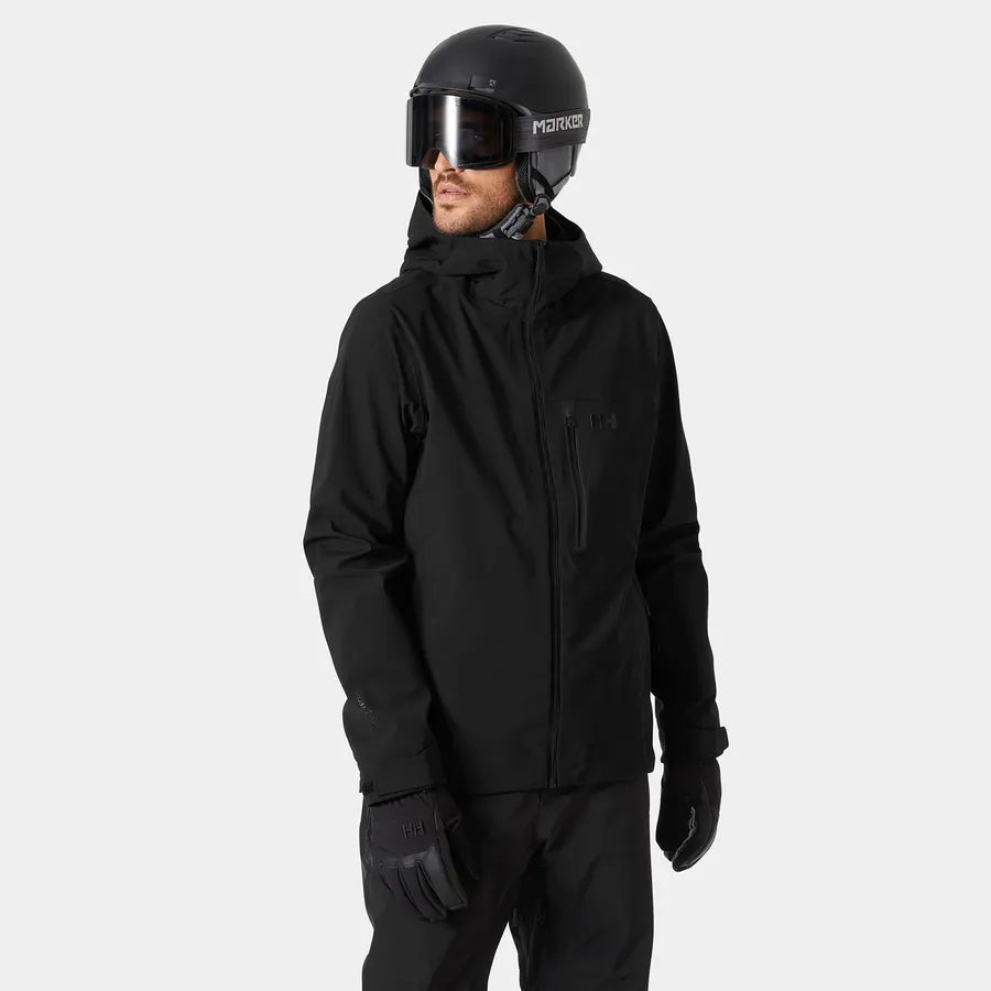 Helly Hansen Men's Swift 3L Shell Jacket-Black-Killington Sports