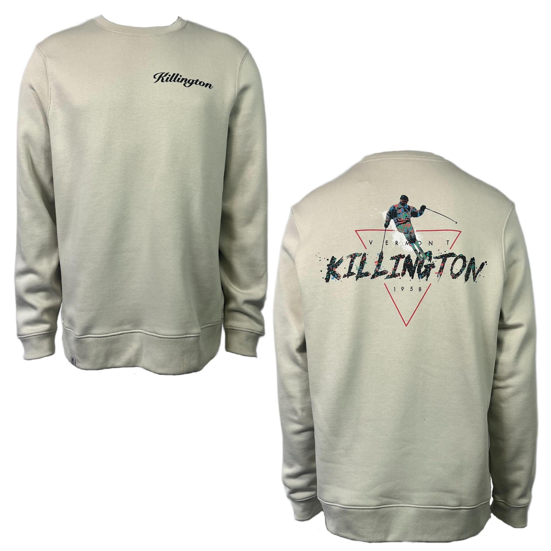 Killington 90's Ski Core Crew Sweatshirt-Peyote-Killington Sports