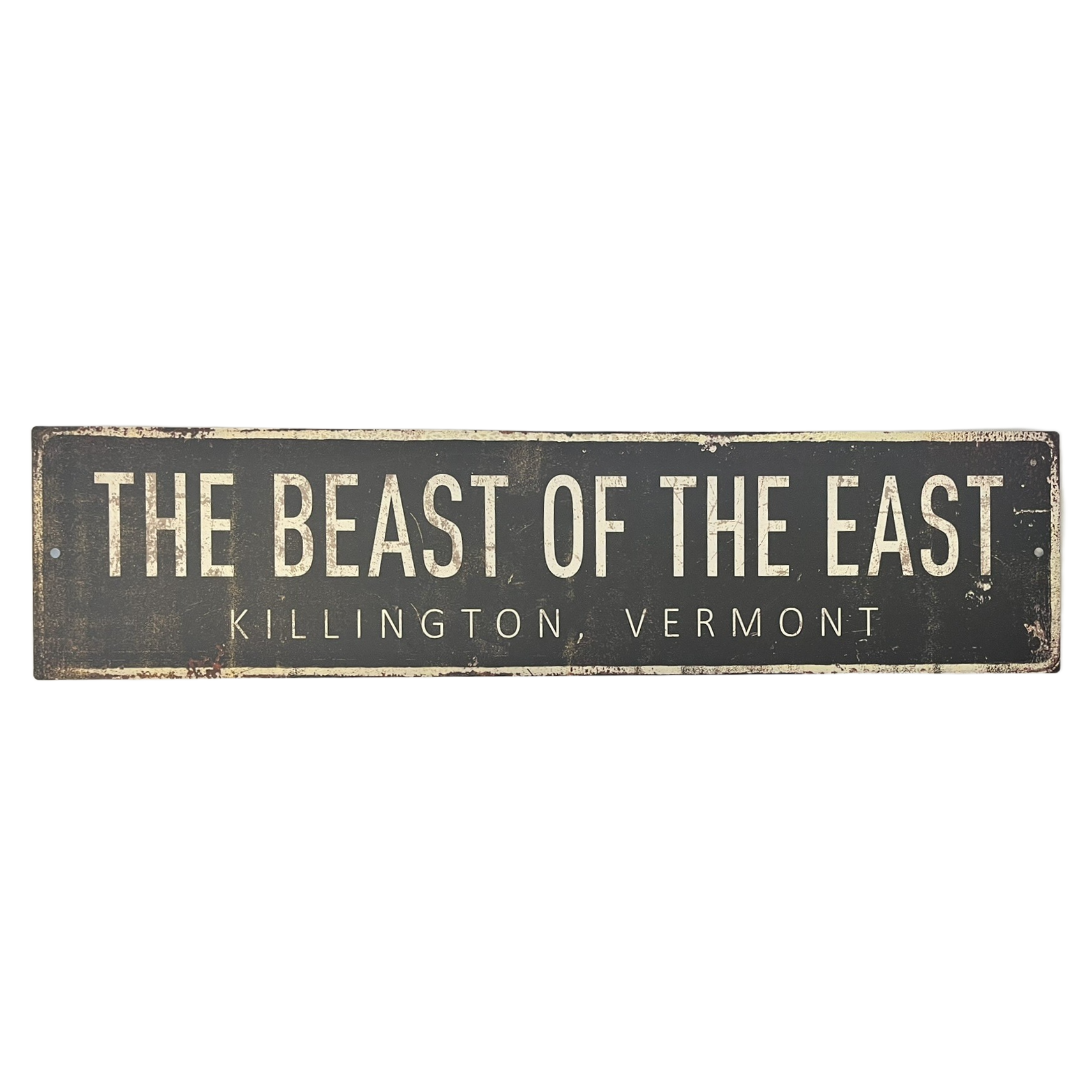 Killington Aluminum Wall Art: The Beast of the East-Black-Killington Sports