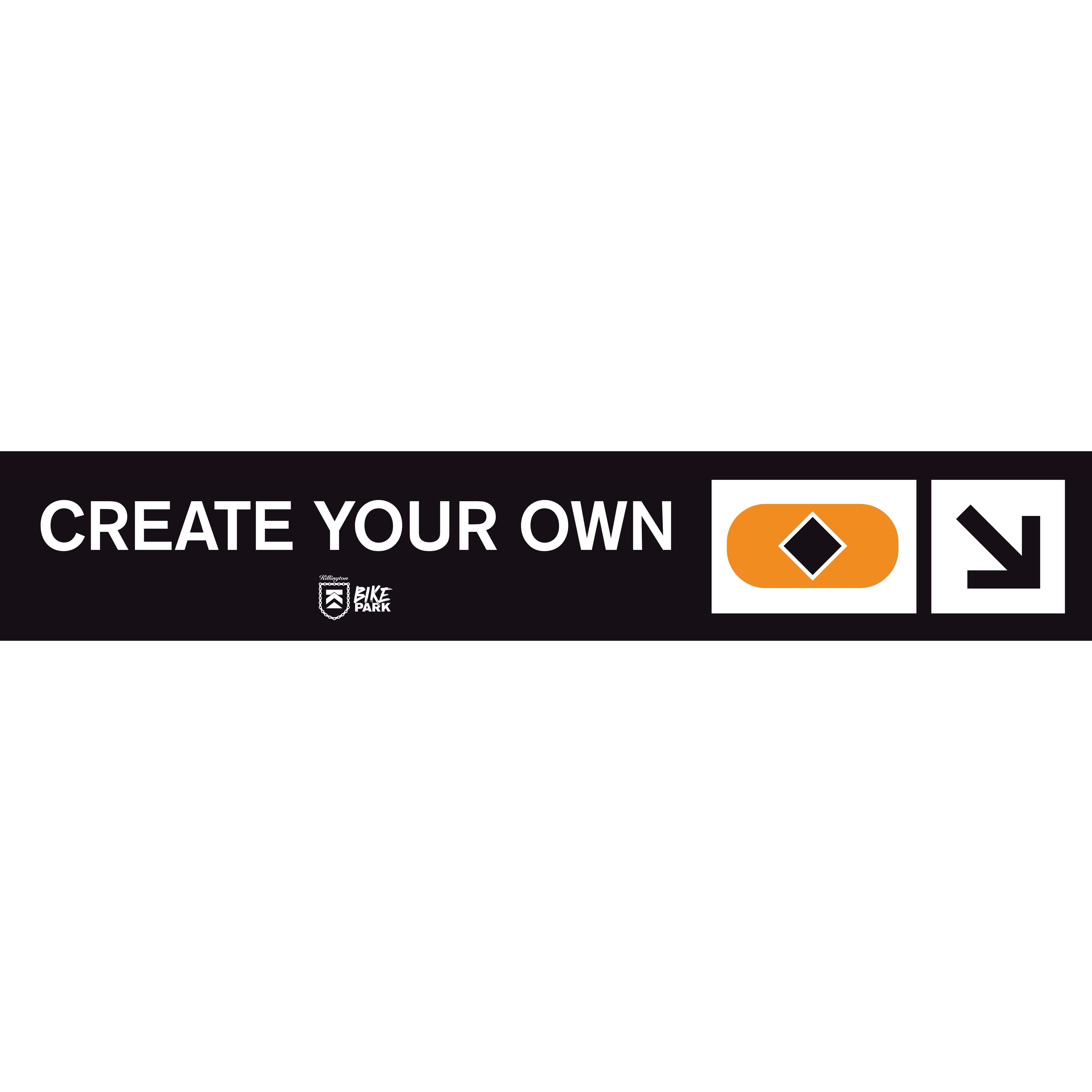 Killington Bike Park Create Your Own Custom Trail Sign-Jump Trail-Killington Sports