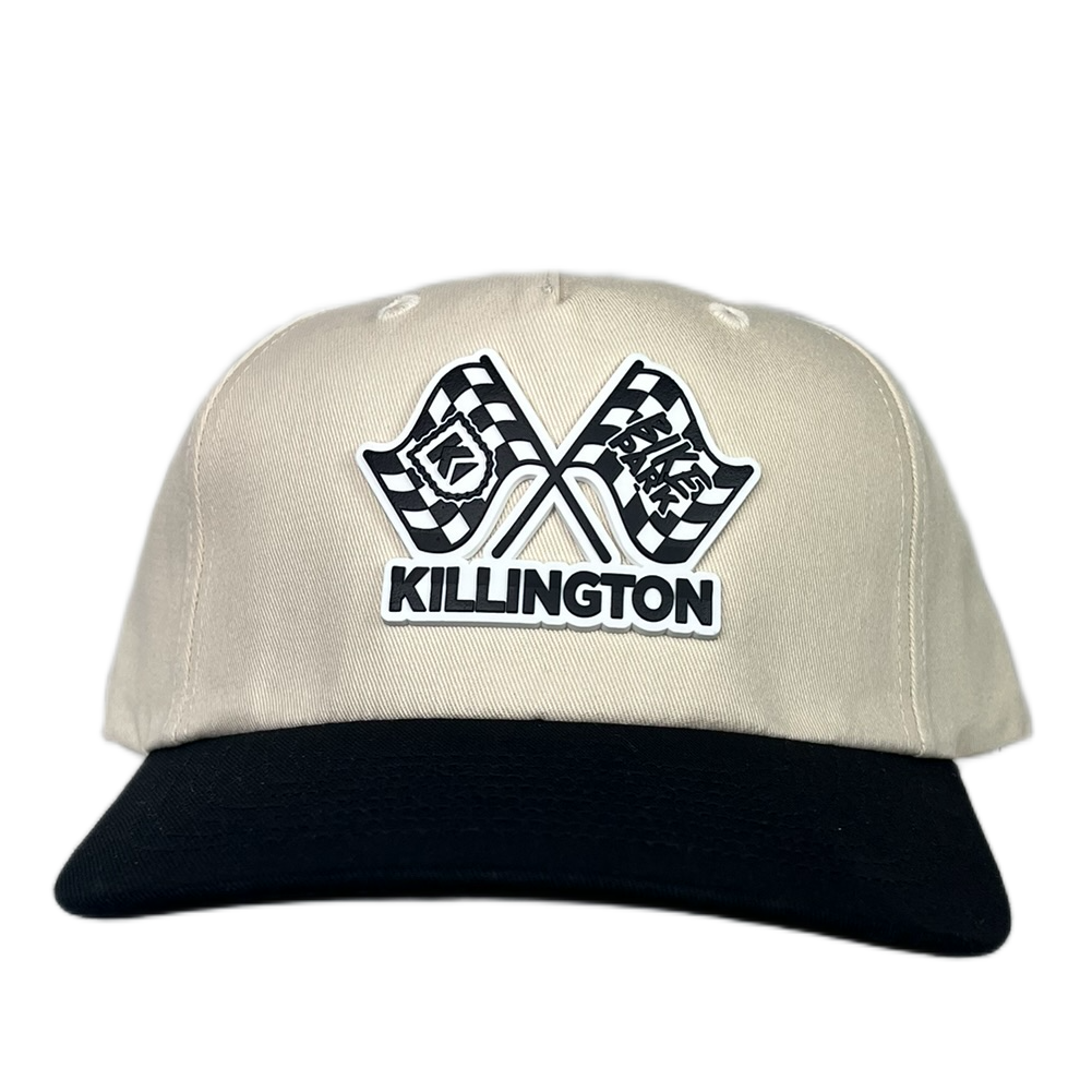 Killington Bike Park Flags 356 Gramps Hat-Cream/Black-Killington Sports