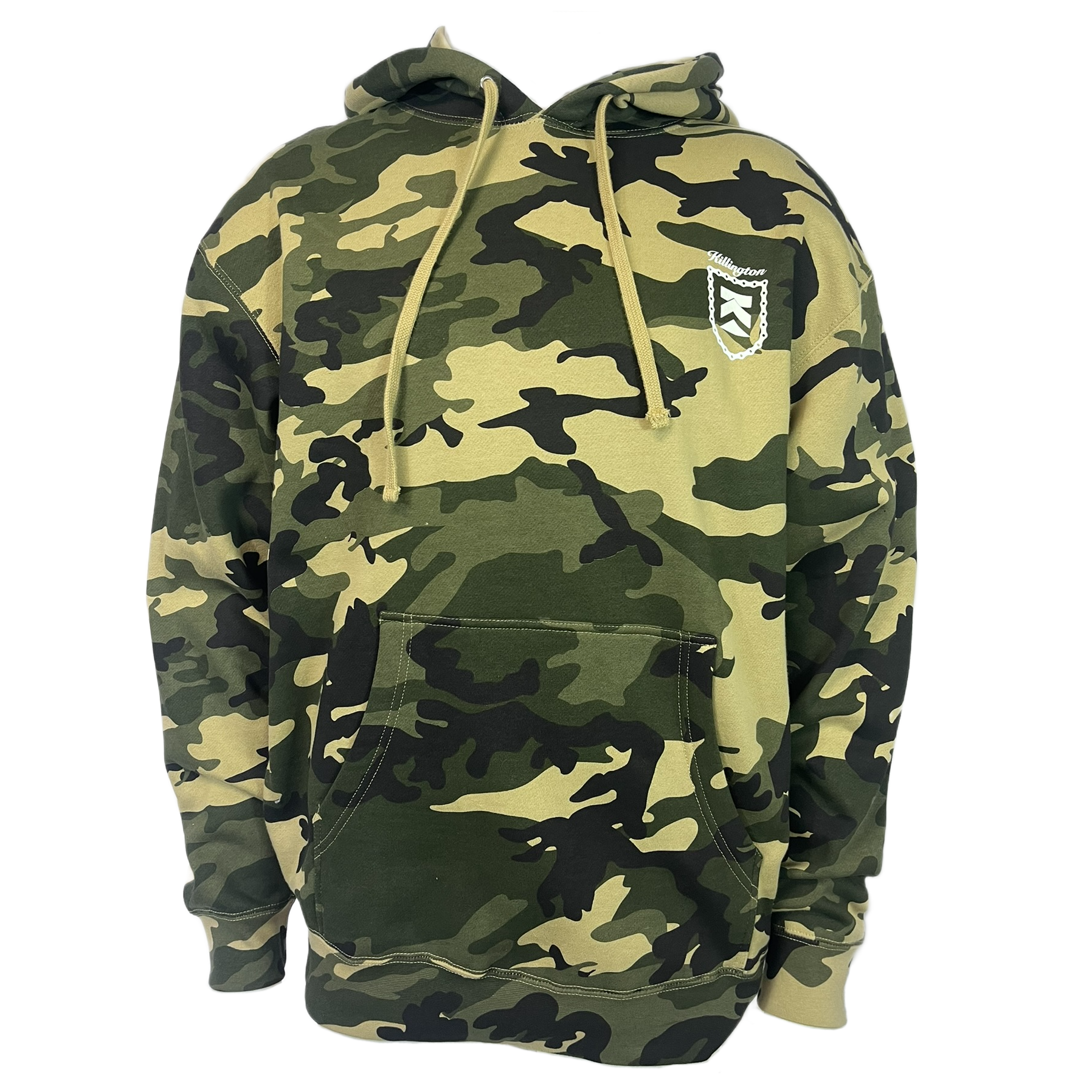 Killington Bike Park Heavyweight Hoodie-Army Camo-Killington Sports