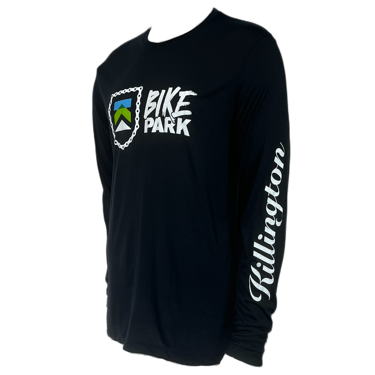 Killington Bike Park PosiCharge Tech Long Sleeve Tee-Black-Killington Sports