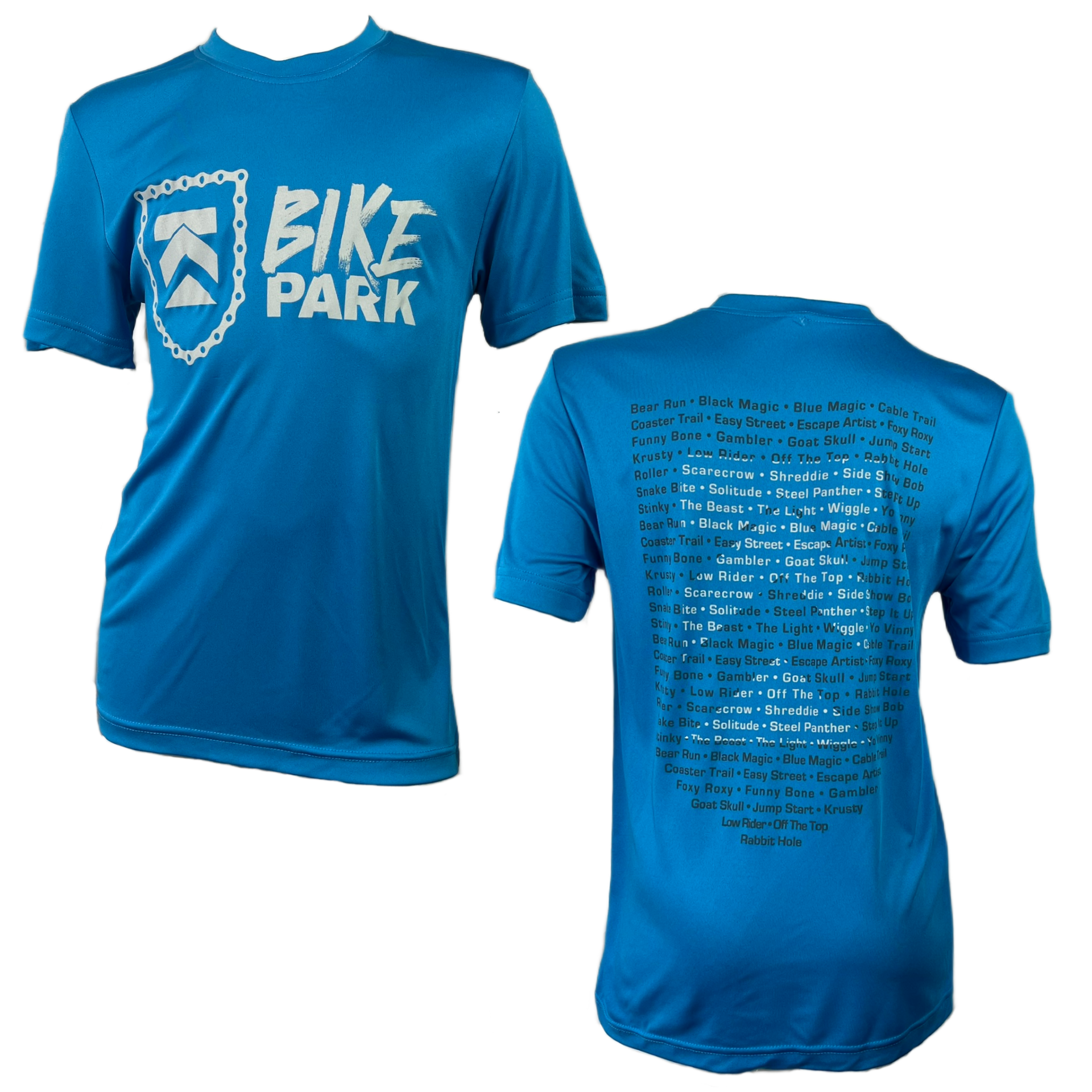 Killington Bike Trails Youth Tee-Electric Blue-Killington Sports