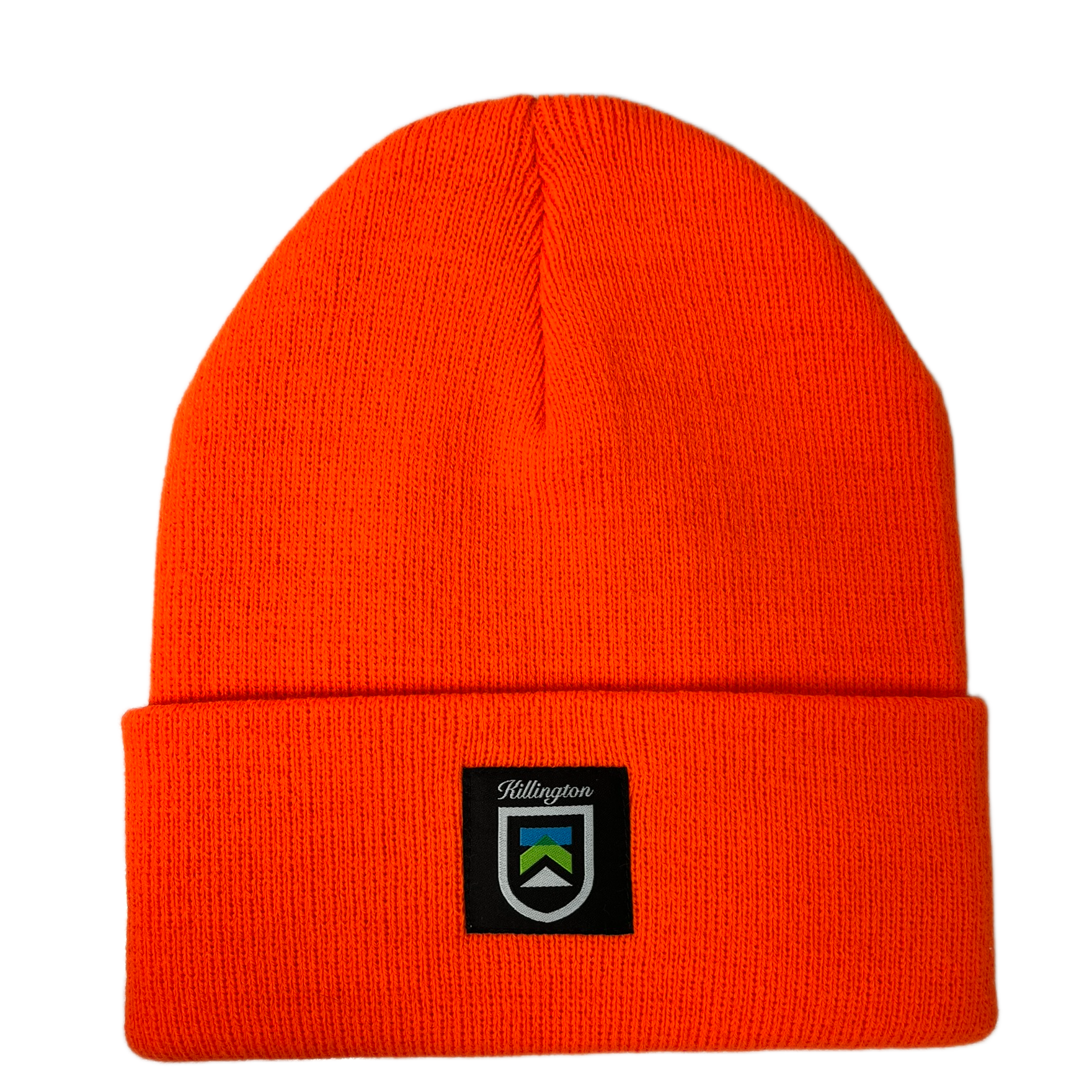 Killington Classic Ribbed Beanie-Flourescent Orange-Killington Sports