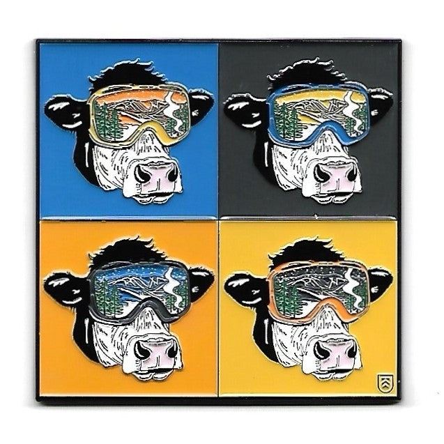 Killington Enamel Magnets-Cow Quadrant-Killington Sports