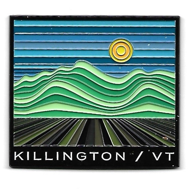 Killington Enamel Magnets-Mountain Lines-Killington Sports