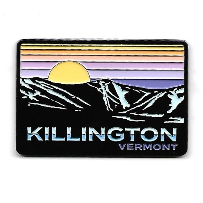 Killington Enamel Magnets-Mountain Sun-Killington Sports
