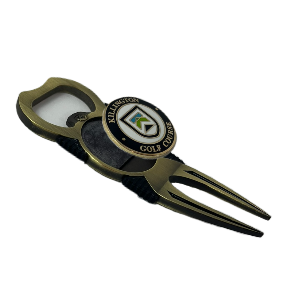 Killington Golf Course Logo Divot Tool Bottle Opener w/ Putter Rest-Killington Sports