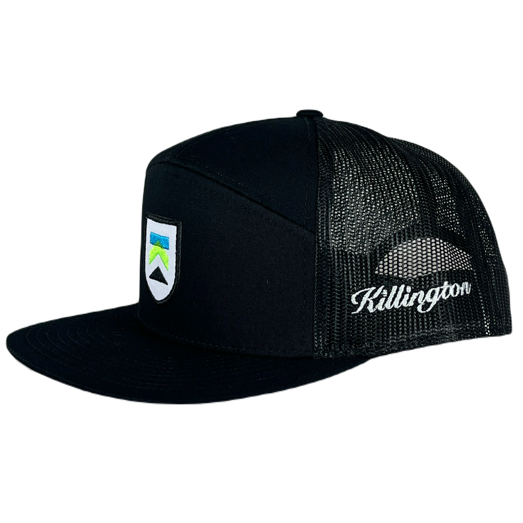 Killington Logo 168 Shield Patch Hat-Black-Killington Sports