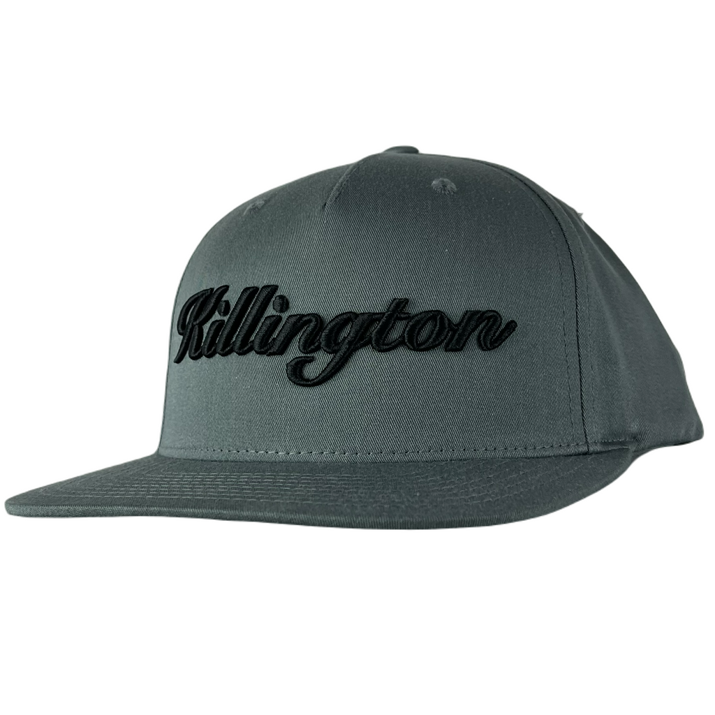 Killington Logo 255 3D Script Snapback Hat-Flint Grey-Killington Sports