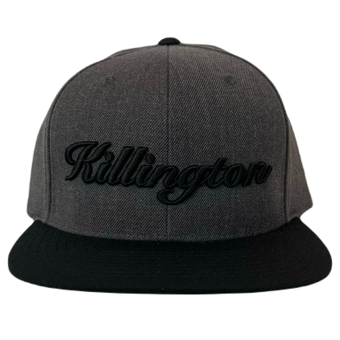 Killington Logo 510W 3D Script Hat-Heather Charcoal/Black-Killington Sports