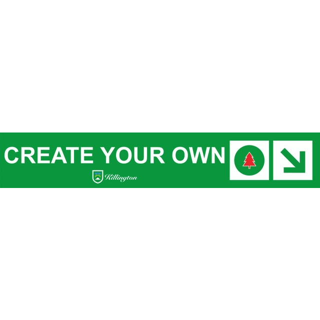 Killington Logo Create Your Own Custom Trail Sign-Killington Logo-Green Circle-Glade Trail-Killington Sports
