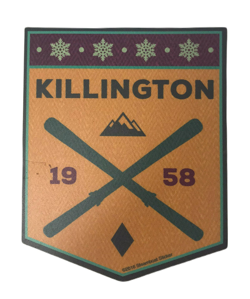 Killington Logo Crest Sticker-Killington Sports