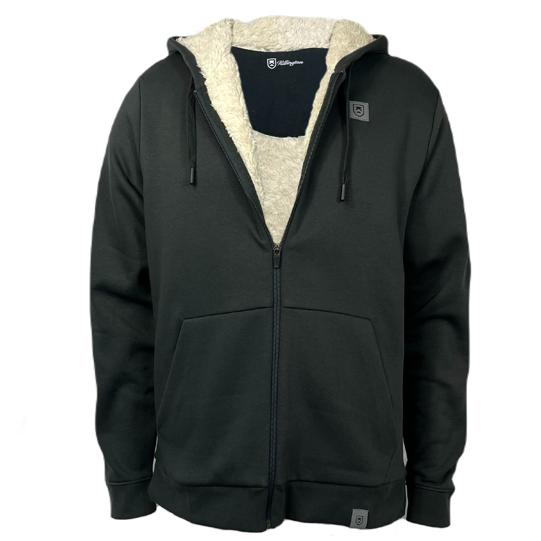 Killington Logo Elevated Sherpa-Lined Full Zip Hoodie-Killington Sports