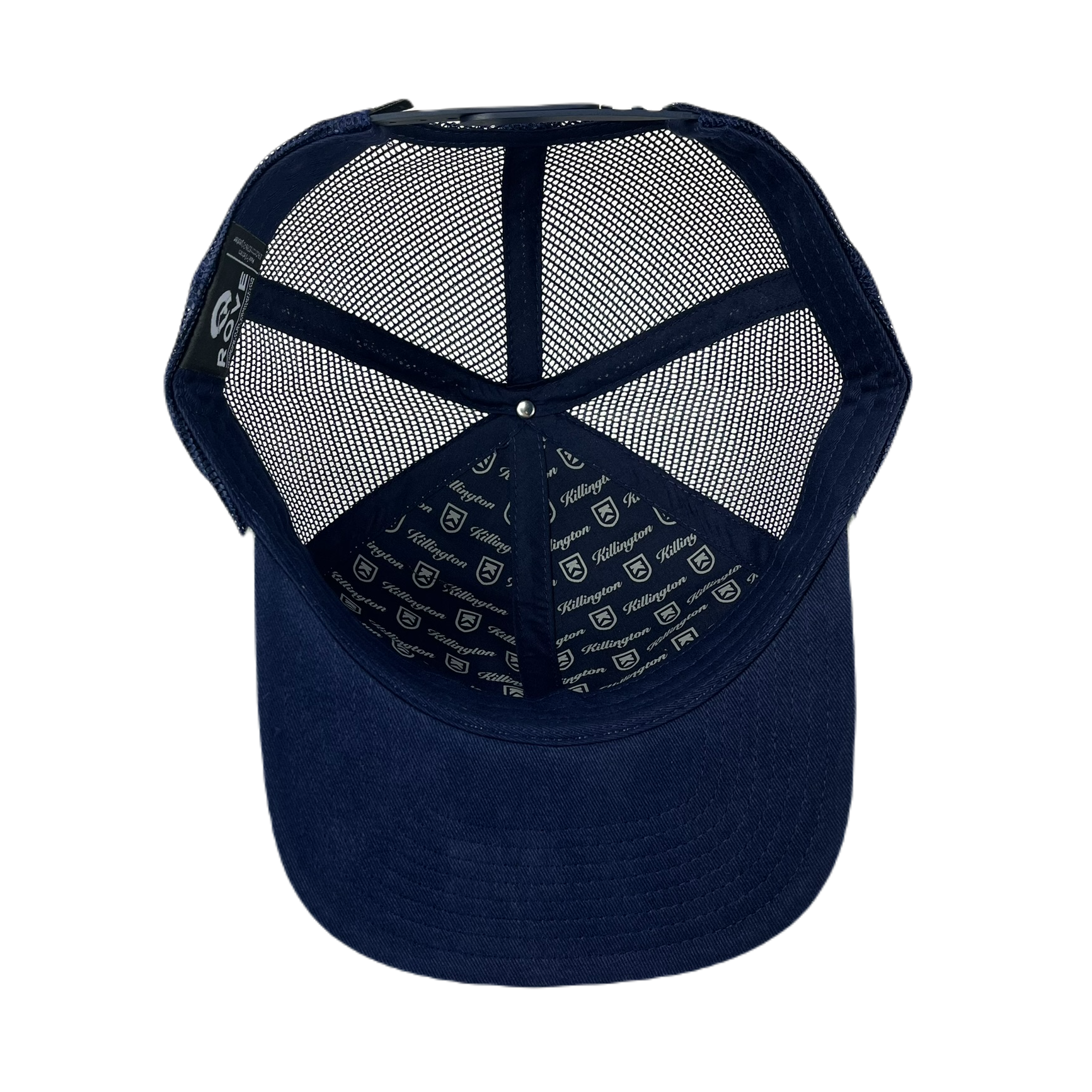 Killington Logo Patch Trucker-Light Gray/Navy-Killington Sports