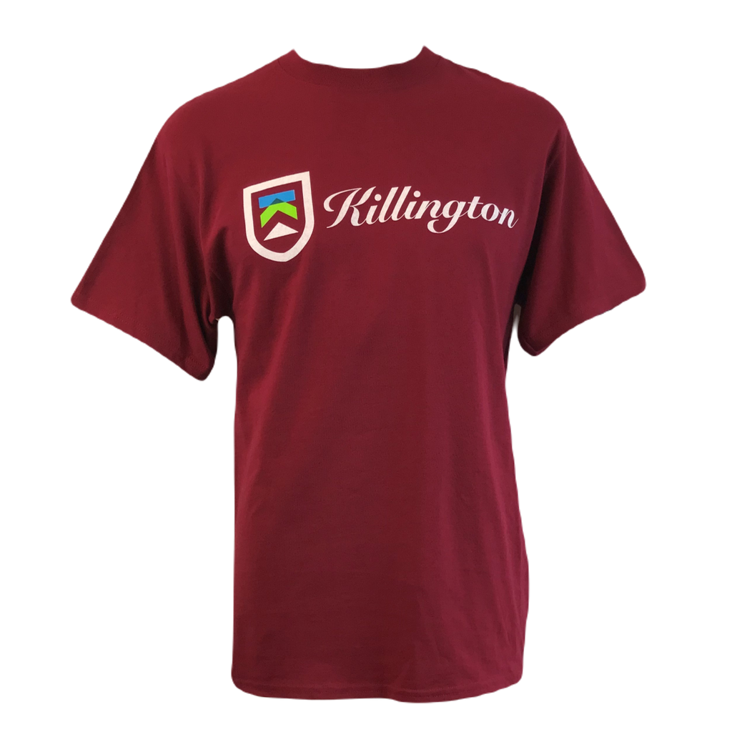Killington Logo Script TShirt-Cardinal-Killington Sports