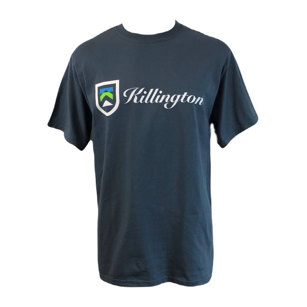 Killington Logo Script TShirt-Steel Blue-Killington Sports