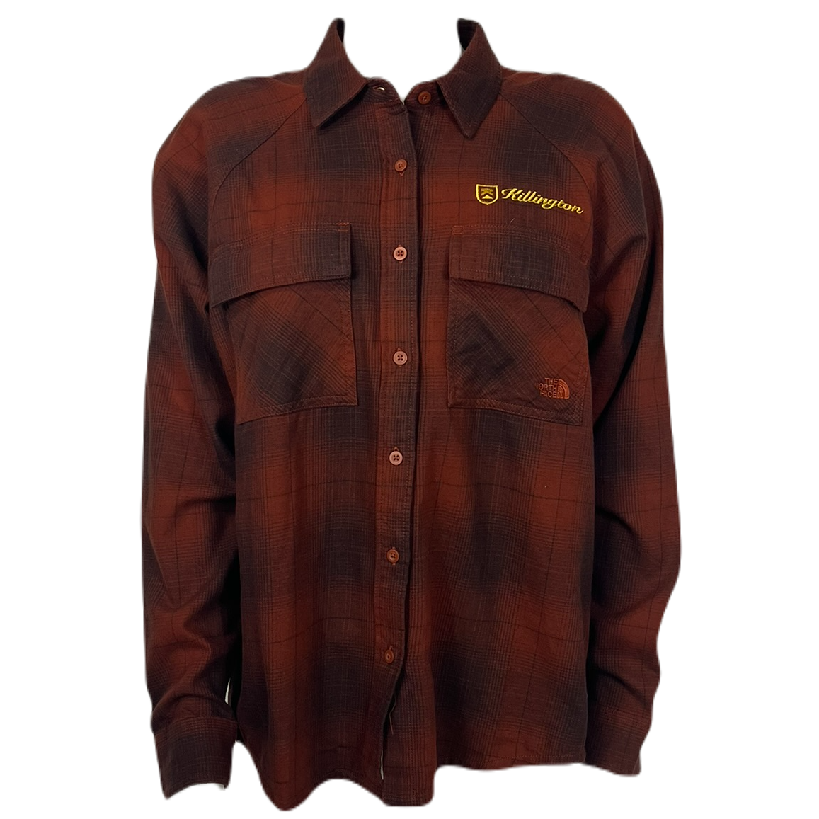 Killington Logo: The North Face Women's Set Up Camp Flannel-Brandy Brown-Killington Sports